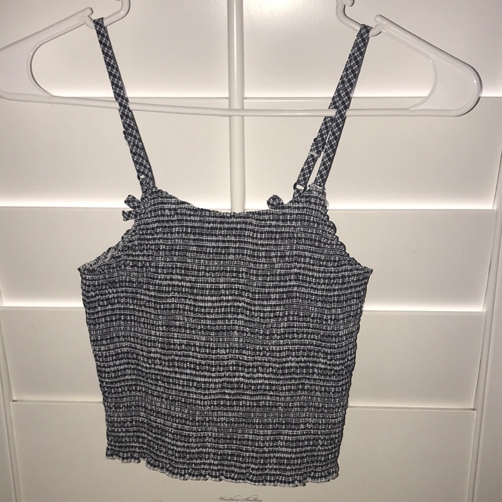 BRANDY MELVILLE GINGHAM TANK TOP